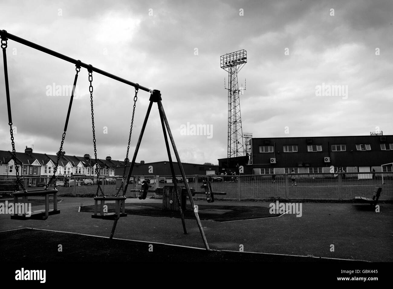 Fußballplatz - Blue Square Premier League - Torquay United V Burton Albion - Plainmoor Stockfoto