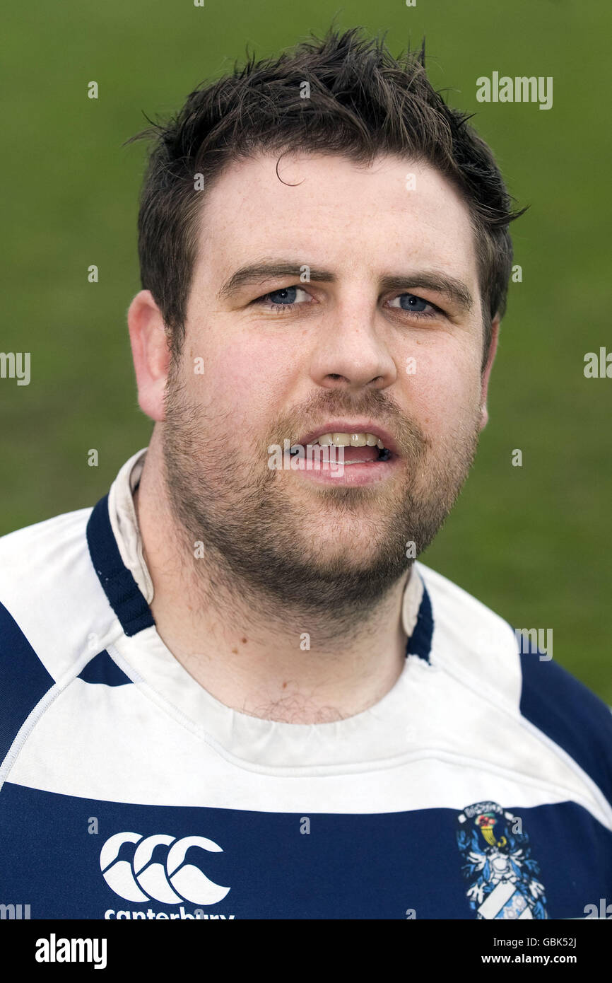 Rugby-Union - Heriot Fototermin - Goldenacre Stockfoto