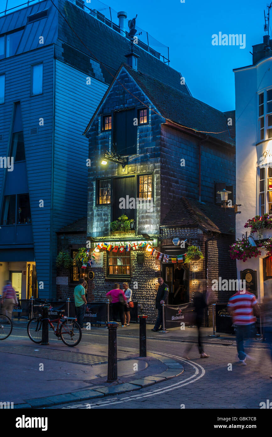 Die schwarzen Löwen Pub Black Lion Street Brighton Sussex England Stockfoto