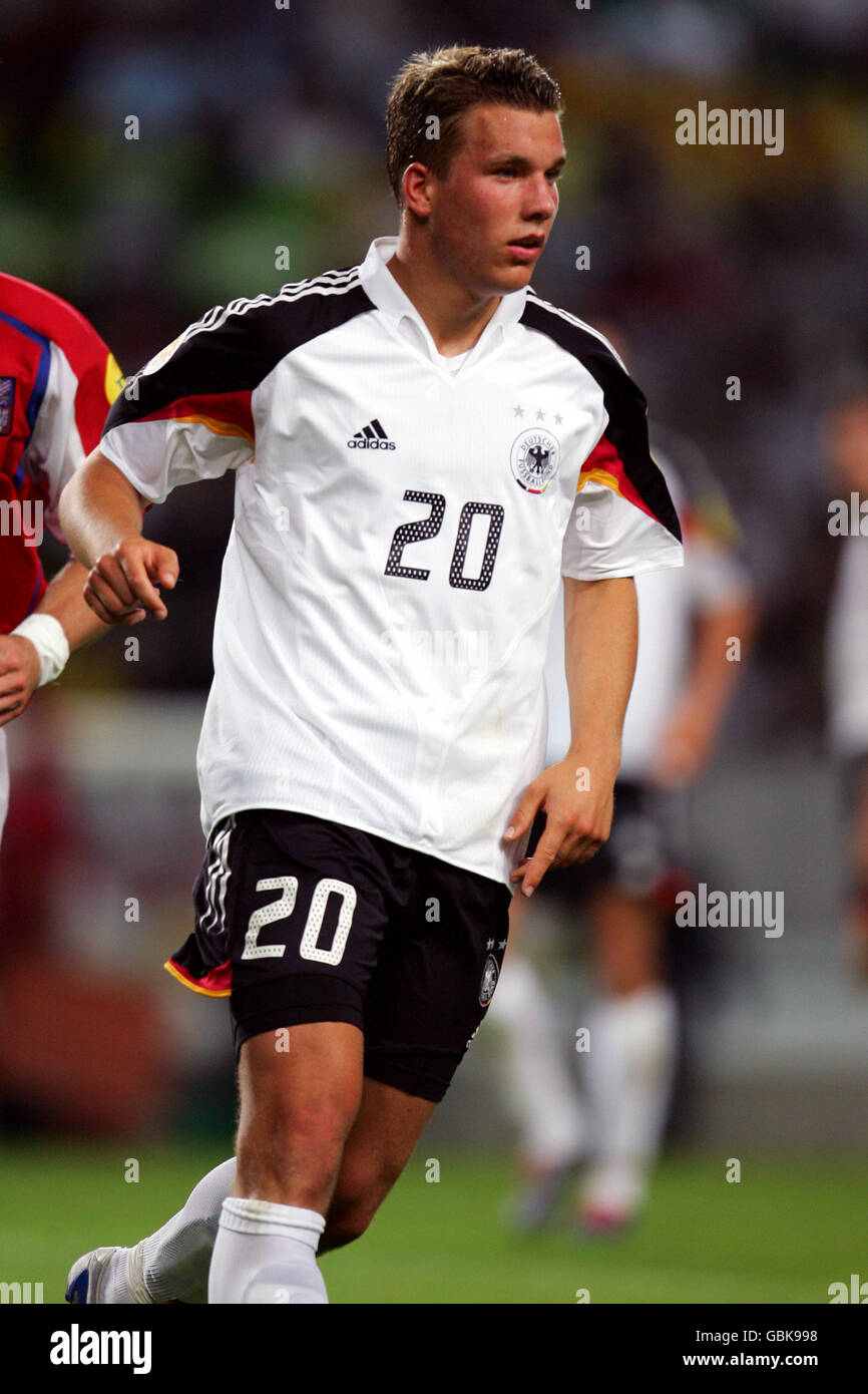 Fußball - Europameisterschaft 2004 - Gruppe D - Deutschland / Tschechische Republik Stockfoto