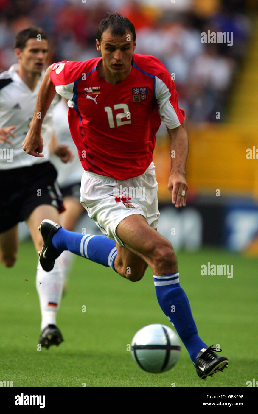 Fußball - Europameisterschaft 2004 - Gruppe D - Deutschland / Tschechische Republik Stockfoto