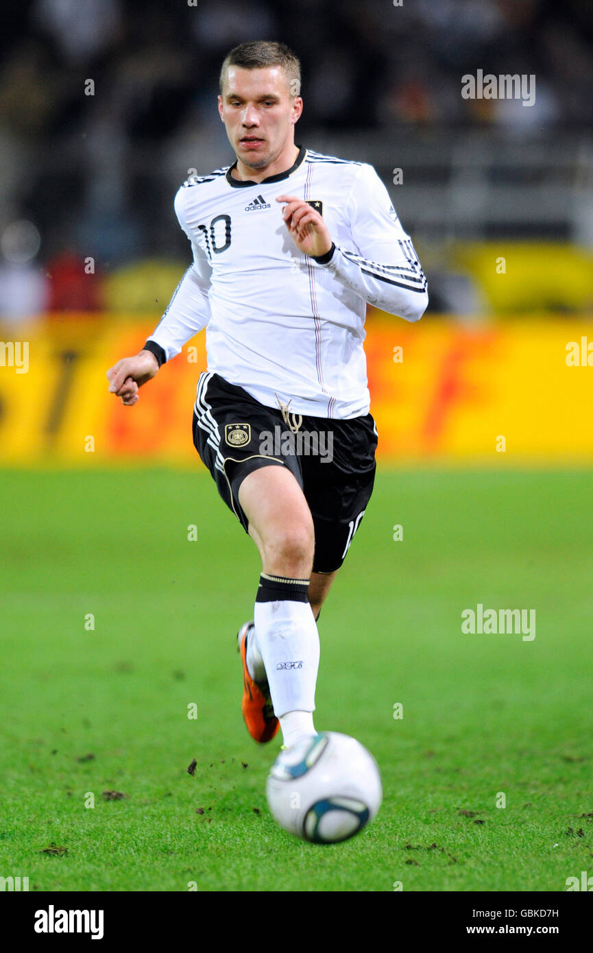 Lukas Podolski, internationalen Fußballspiel, Deutschland - Italien 1:1, Signal Iduna Park, Dortmund, Nordrhein-Westfalen Stockfoto