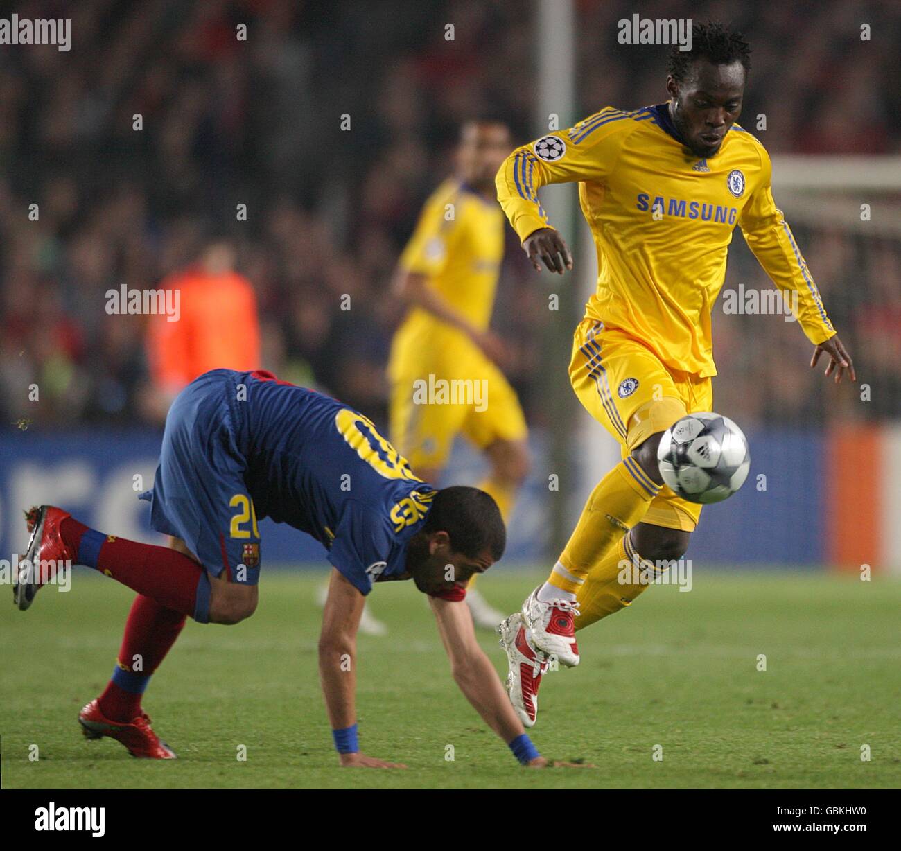 Fußball - UEFA Champions League - Semi Final - Hinspiel - Barcelona V Chelsea - Nou Camp Stockfoto