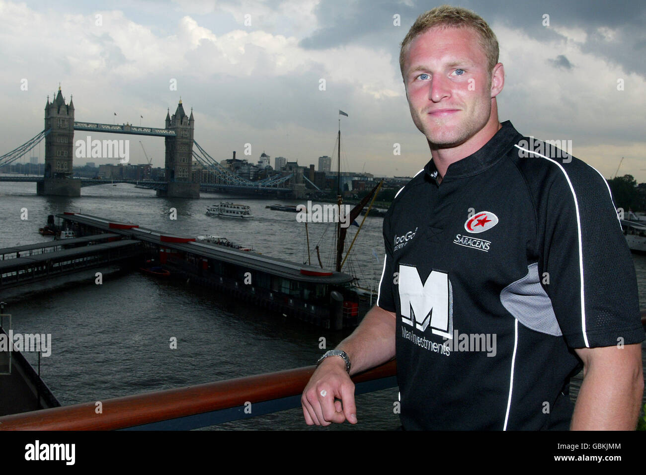 Rugby-Union - Sponsor der Sarazenen Launch - Mann Gruppe PLC Stockfoto