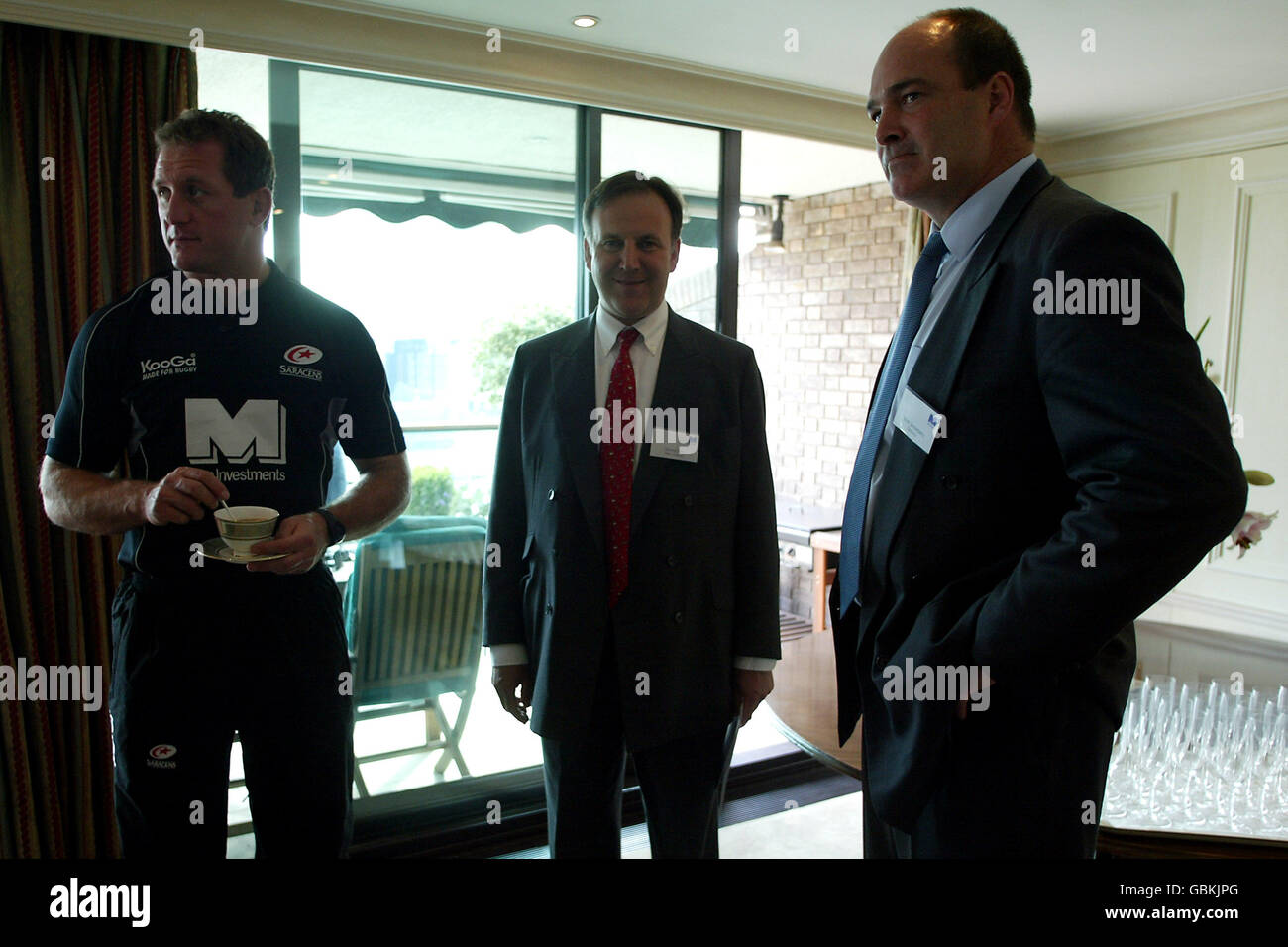 Rugby-Union - Sponsor der Sarazenen Launch - Mann Gruppe PLC Stockfoto