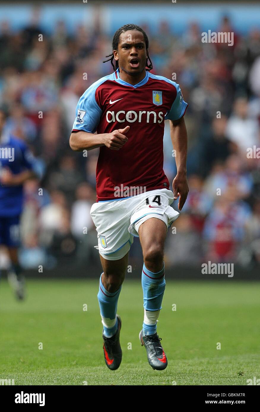 Fußball - Barclays Premier League - Aston Villa V Everton - Villa Park Stockfoto