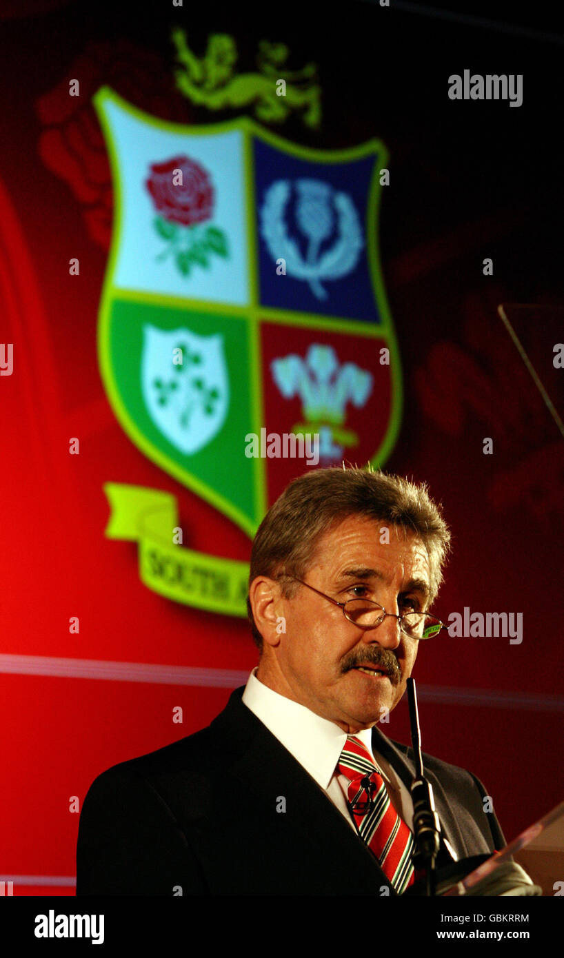 Rugby-Union - British and Irish Lions Kader Ankündigung - Heathrow Flughafen Stockfoto