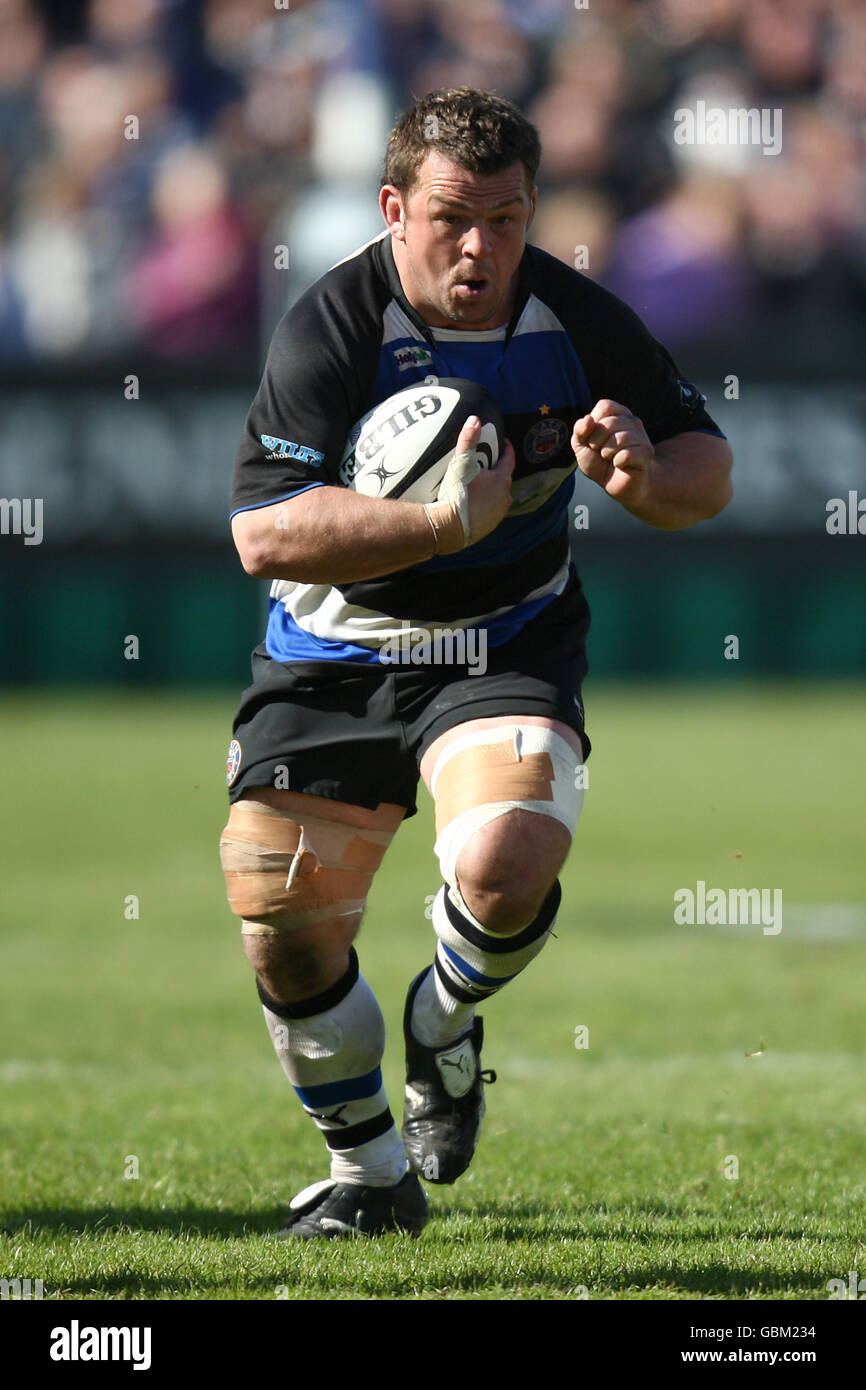 Rugby Union - Guinness Premiership - Bath Rugby gegen Saracens - The Recreation Ground. Lee Mears, Bath Stockfoto