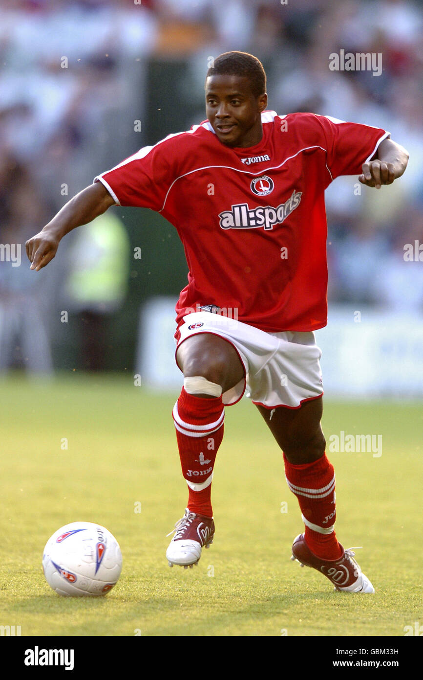 Fußball - freundlich - Gillingham V Charlton Athletic Stockfoto