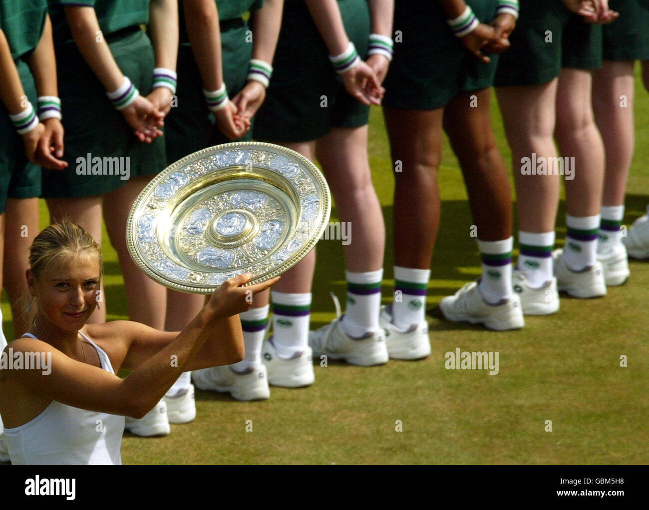 Tennis - Wimbledon Championships - Damen Einzel - Finale - Maria Sharapova V Serena Williams Stockfoto