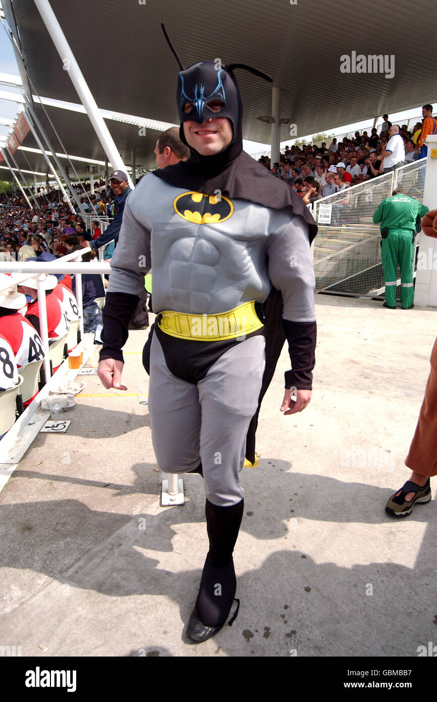 Cricket - npower Second Test - England gegen Westindien - Tag drei. Batman macht einen Spaziergang Stockfoto