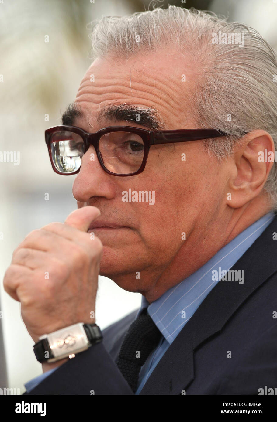 Regisseur Martin Scorsese während einer Fotoschau der World Cinema Foundation im Palais des Festivals in Cannes, Frankreich, während der 62. Jährlichen Filmfestspiele von Cannes. Stockfoto