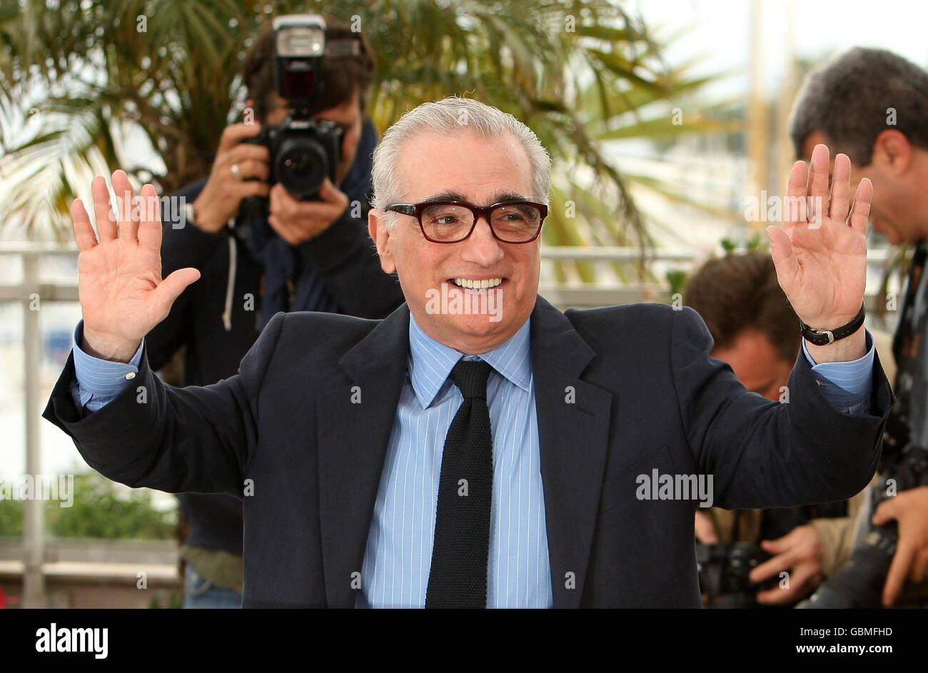 Regisseur Martin Scorsese während einer Fotoschau der World Cinema Foundation im Palais des Festivals in Cannes, Frankreich, während der 62. Jährlichen Filmfestspiele von Cannes. Stockfoto
