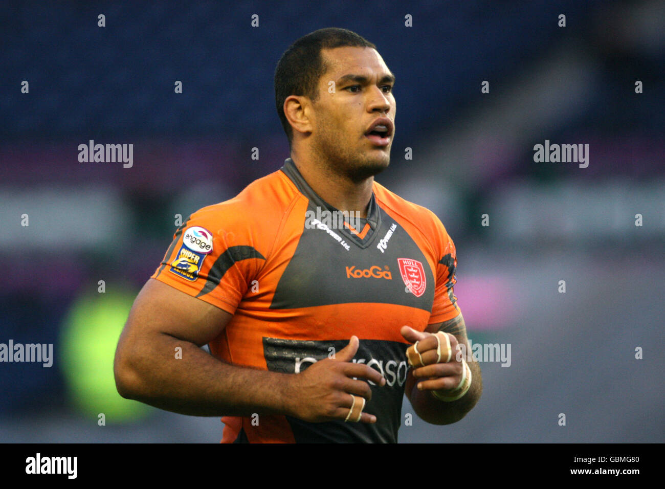 Rugby League - Engage Super League - The Magic Weekend - Warrington Wolves gegen Hull KR - Murrayfield Stadium. Jake Webster, Hull KR Stockfoto