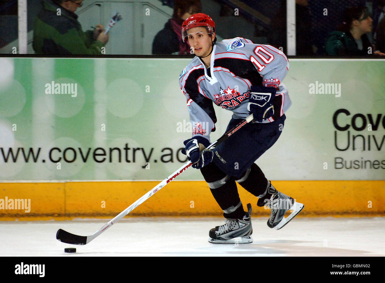 Mark Hurtubise aus Edinburgh vertritt die Northern All Stars während des Elite League All Star-Spiels im Coventry Skydome, Coventry Stockfoto