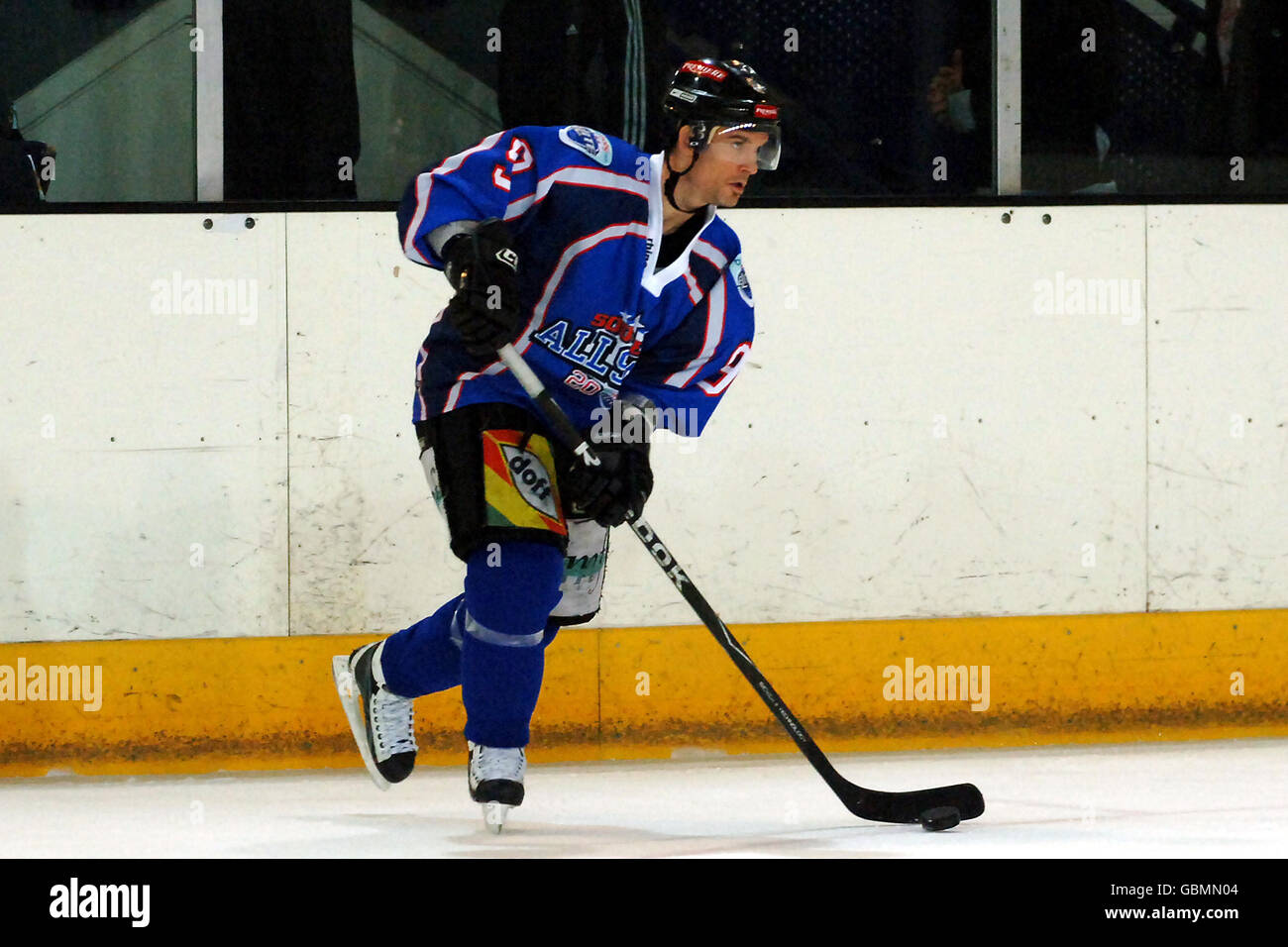 Eishockey - All Star Elite League - Northern All Stars gegen Southern All Stars - Coventry Skydome. Bruce Richardson von Nottingham vertritt die Southern All Stars während des Elite League All Star-Spiels im Coventry Skydome, Coventry Stockfoto