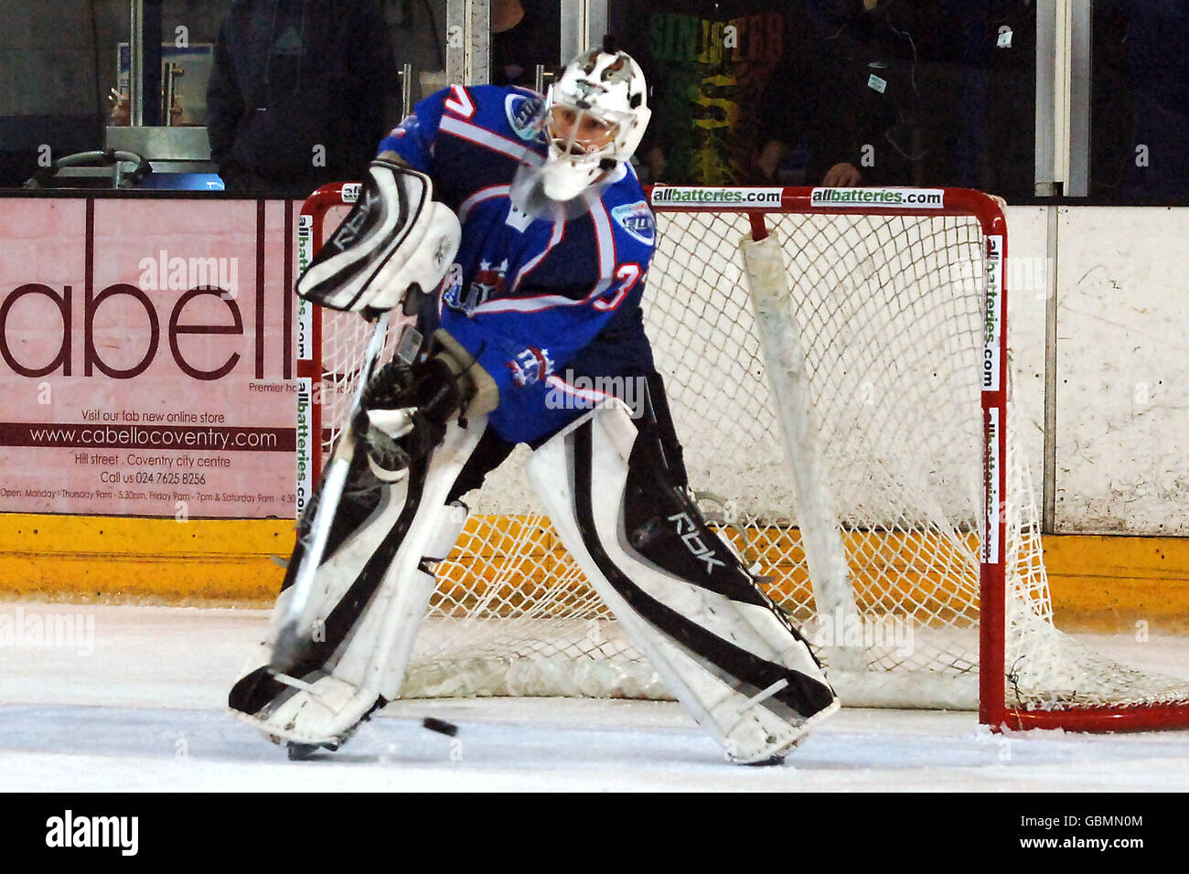 Eishockey - All Star Elite League - Northern All Stars gegen Southern All Stars - Coventry Skydome. Hulls Curtis Cruickshank repräsentierte die Southern All Stars während des Elite League All Star-Spiels im Coventry Skydome, Coventry Stockfoto