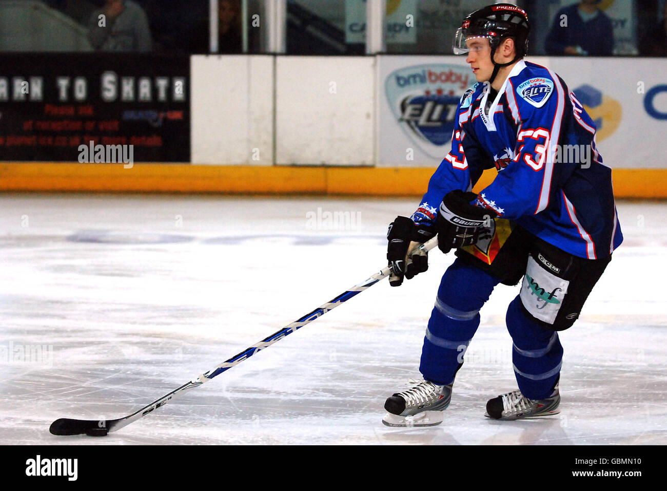 Eishockey - All Star Elite League - Northern All Stars gegen Southern All Stars - Coventry Skydome. Mark Richardson von Nottingham vertritt die Southern All Stars während des Elite League All Star-Spiels im Coventry Skydome, Coventry Stockfoto