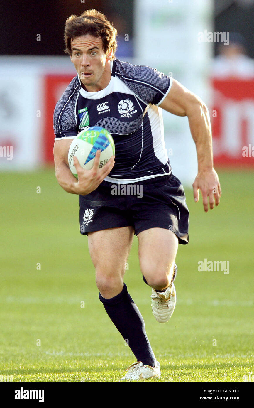 Rugby Union - IRB Rugby World Cup Sevens 2009 - Pool C - Frankreich / Schottland - The Sevens Stockfoto