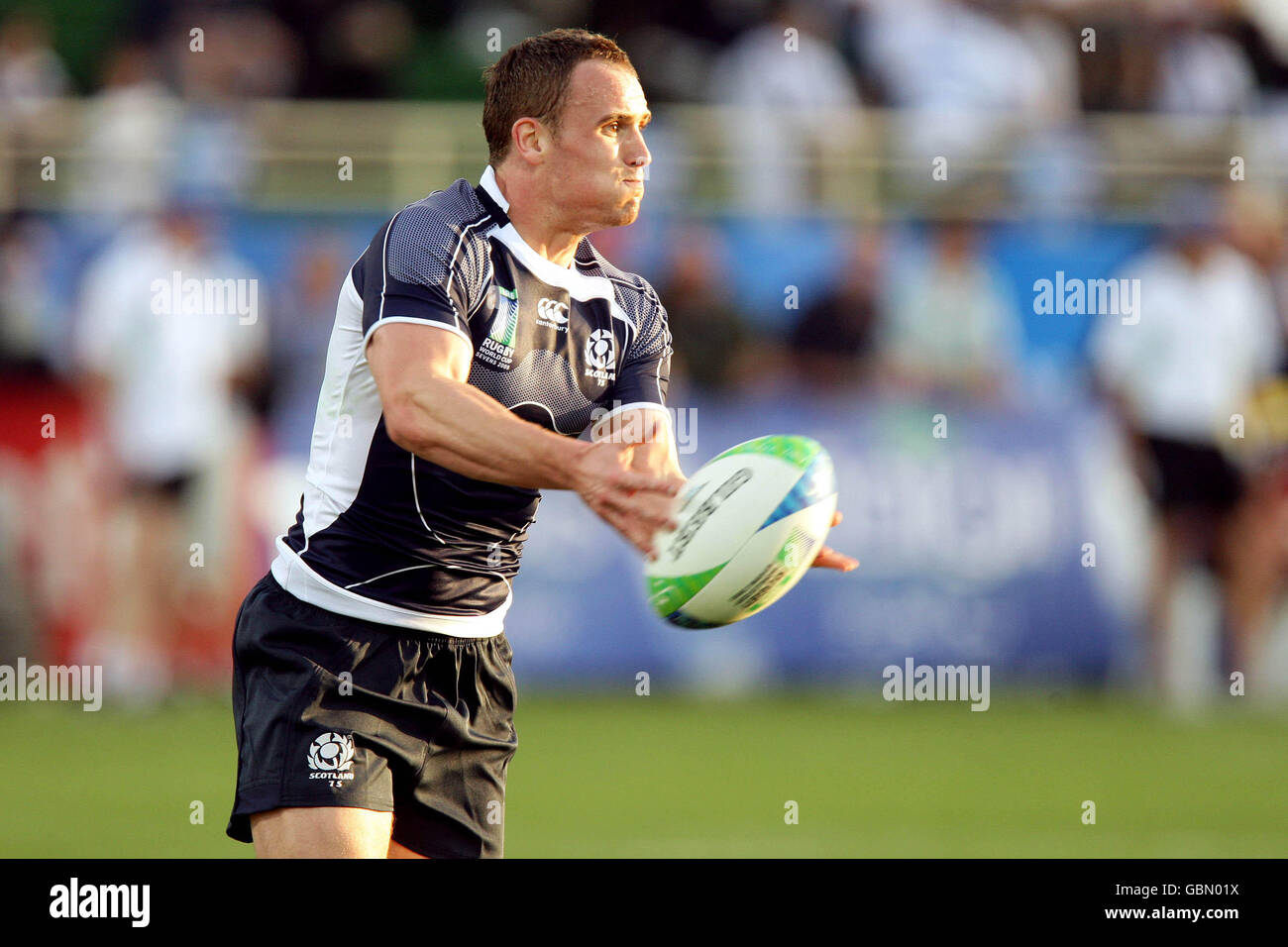 Rugby Union - IRB Rugby World Cup Sevens 2009 - Pool C - Frankreich / Schottland - The Sevens Stockfoto