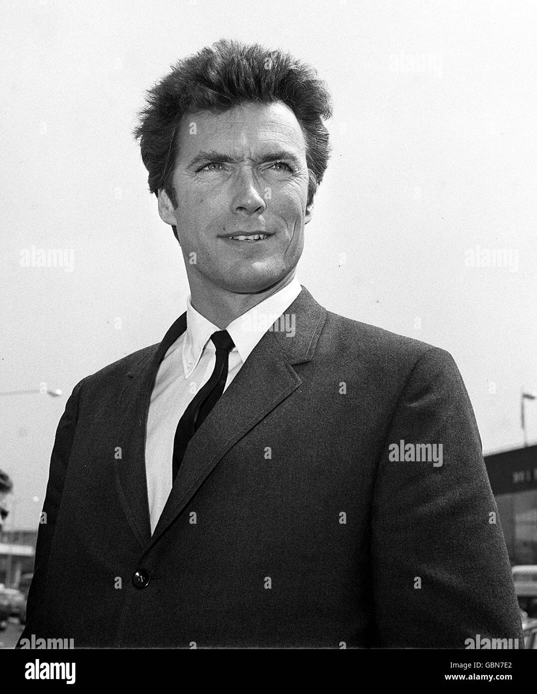 Clint Eastwood, der Joe spielt, in London, um den Film zu promoten Stockfoto