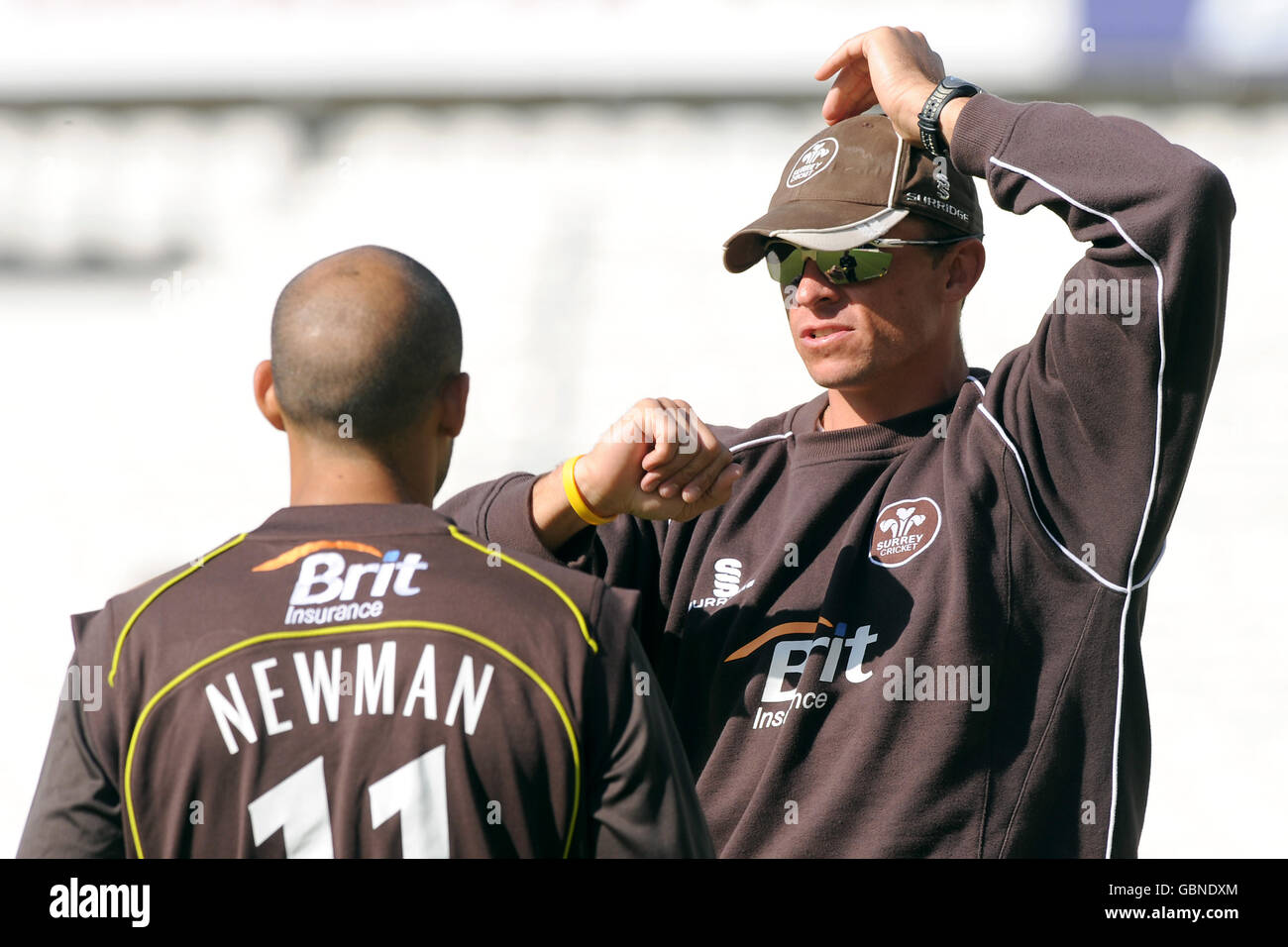 Cricket - Twenty20 Cup 2009 - Südabteilung - Surrey braunen Kappen V Sussex Haie - The Brit Oval Stockfoto