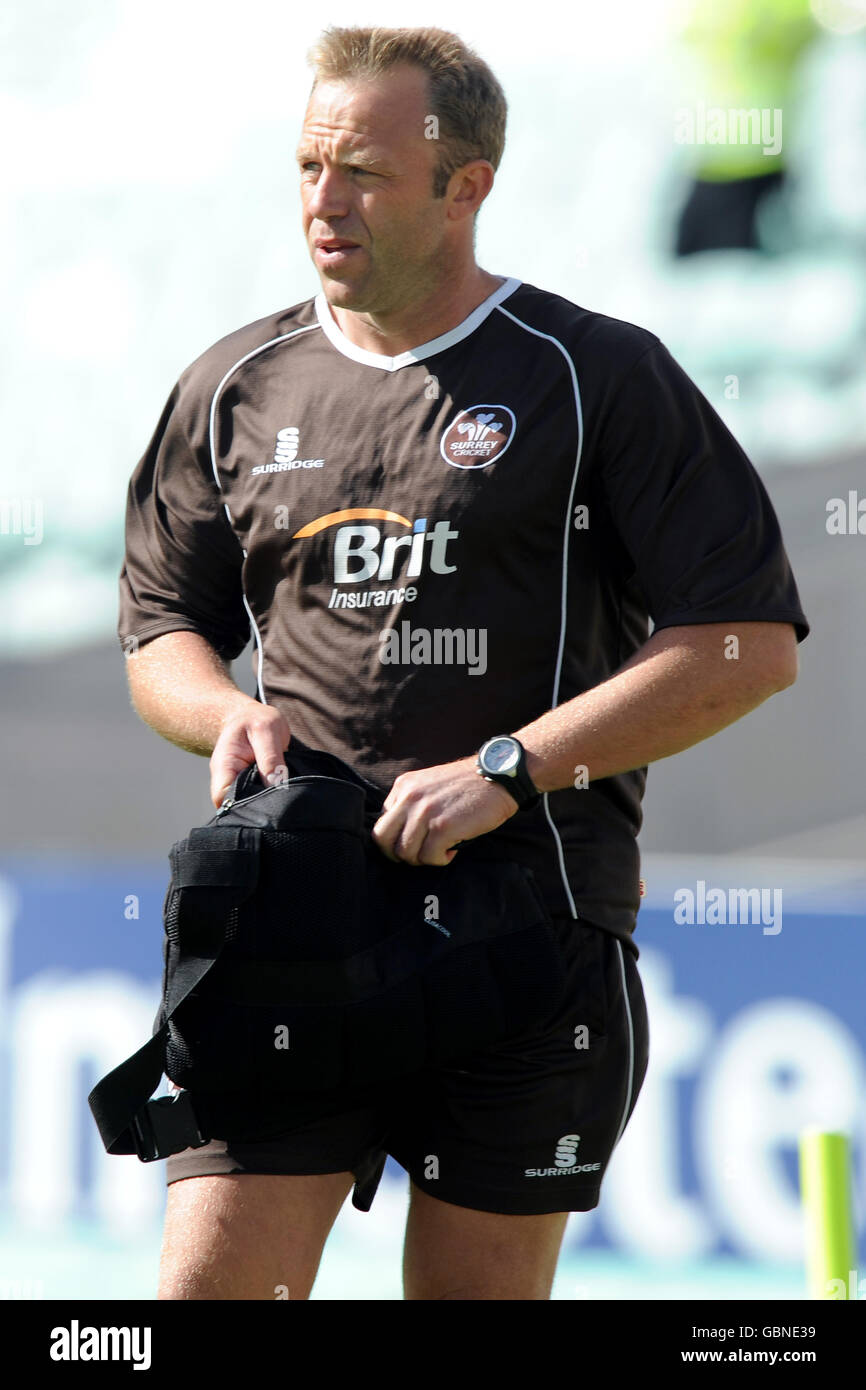 Cricket - Twenty20 Cup 2009 - Südabteilung - Surrey braunen Kappen V Sussex Haie - The Brit Oval Stockfoto