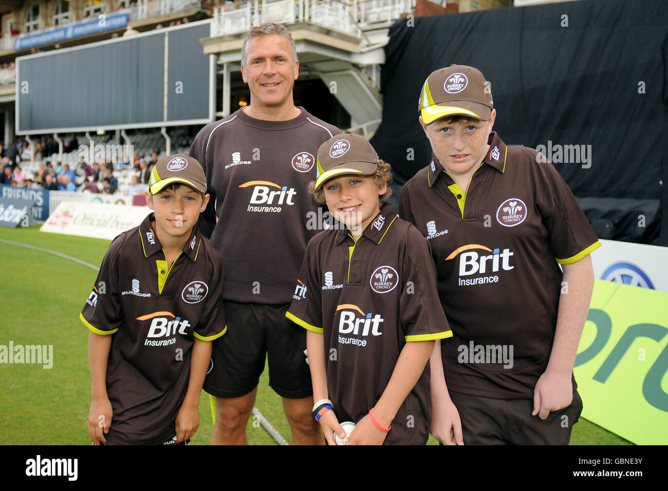 Cricket - Twenty20 Cup 2009 - Südabteilung - Surrey braunen Kappen V Sussex Haie - The Brit Oval Stockfoto