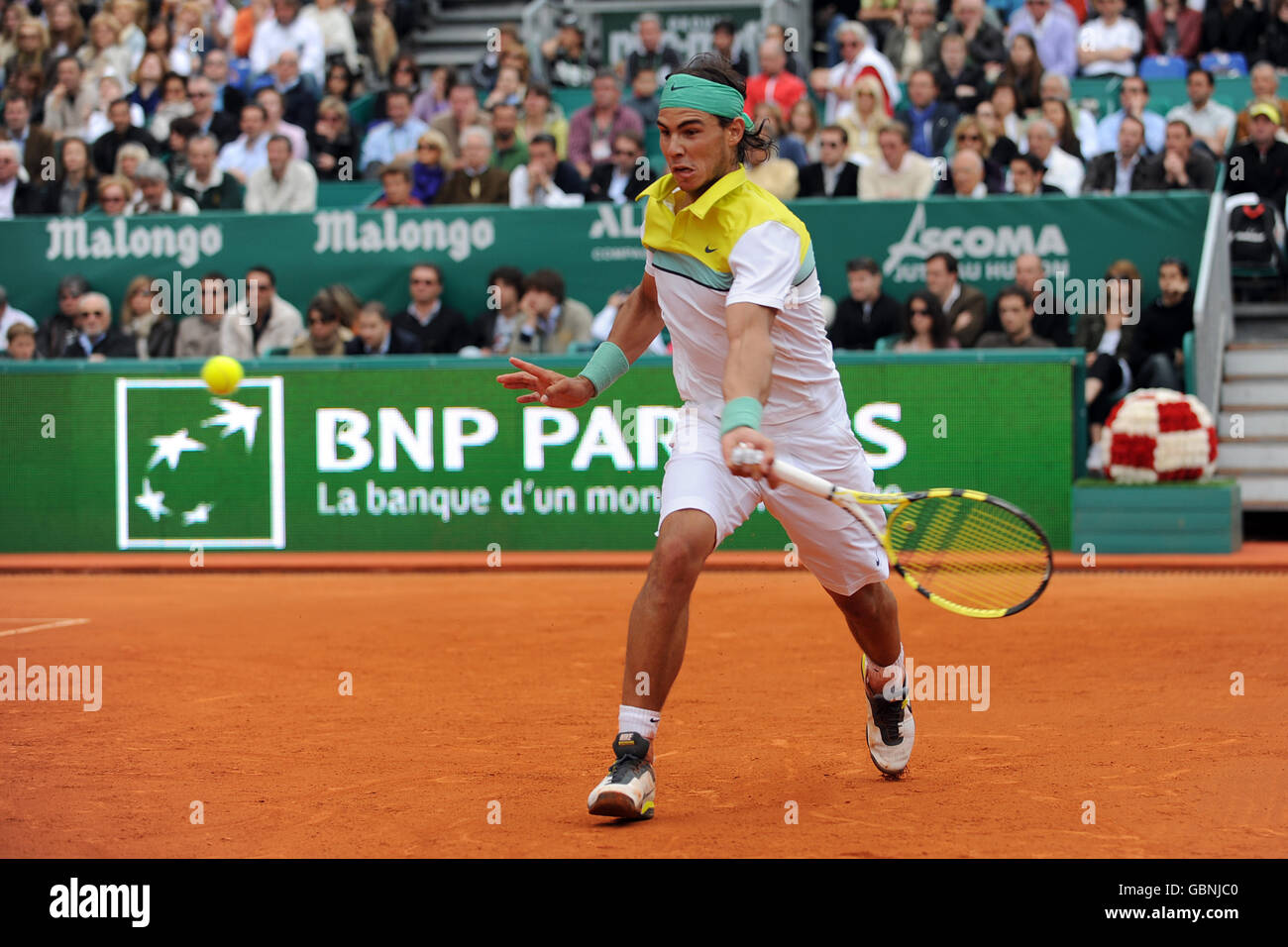 Tennis - ATP World Tour Masters - Monte-Carlo - Finale - Rafael Nadal V Novak Djokovic Stockfoto