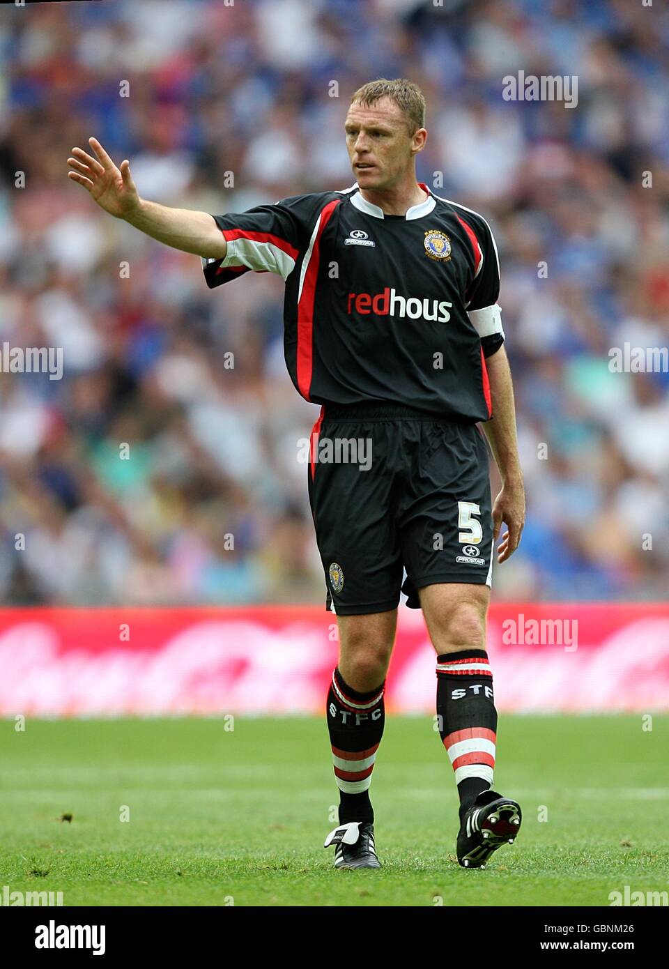 Fußball - Coca-Cola Football League Two - Play Off - Finale - Gillingham gegen Shrewsbury Town - Wembley Stadium. Graham Coughlan, Shrewsbury Town Stockfoto