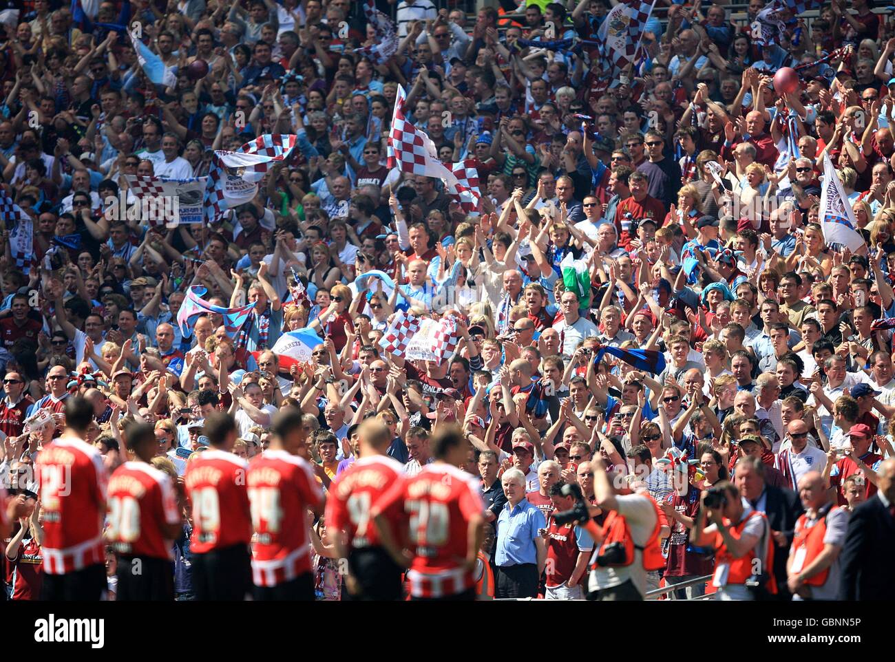 Fußball - Coca-Cola Football League Championship - Play Off - Finale - Burnley V Sheffield United - Wembley-Stadion Stockfoto