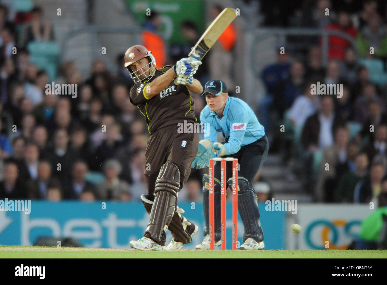 Cricket - Twenty20 Cup 2009 - South Division - Surrey Brown Caps gegen Sussex Sharks - The Brit Oval. Stewart Walters, Surrey Brown Caps Stockfoto