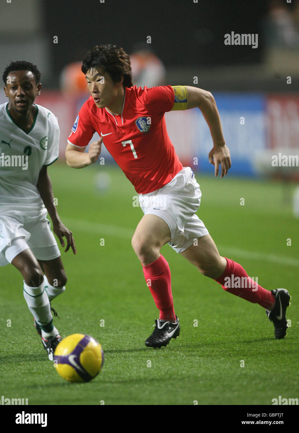 Fußball - FIFA WM 2010 - Qulaifying Runde - Gruppe zwei - Südkorea V Saudi Arabien - Seoul World Cup Stadium Stockfoto