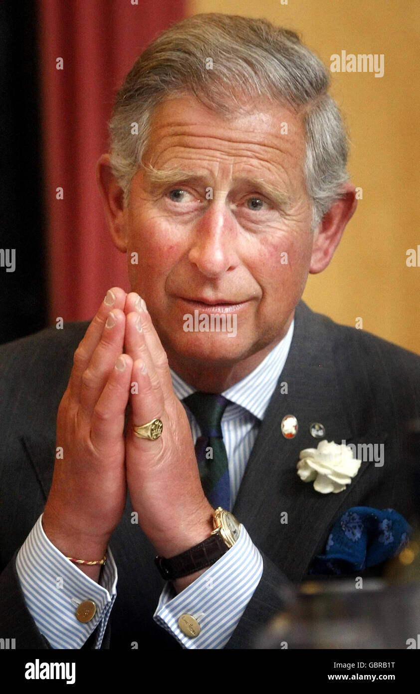 Prince Of Wales besucht Glasgow Stockfotografie Alamy