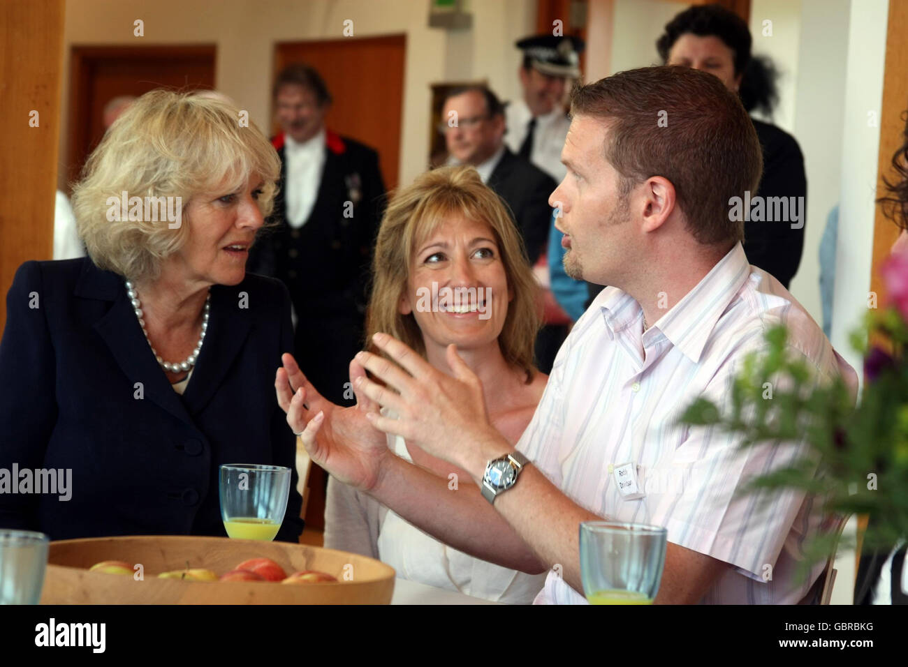 Herzogin besucht Dundee Stockfoto