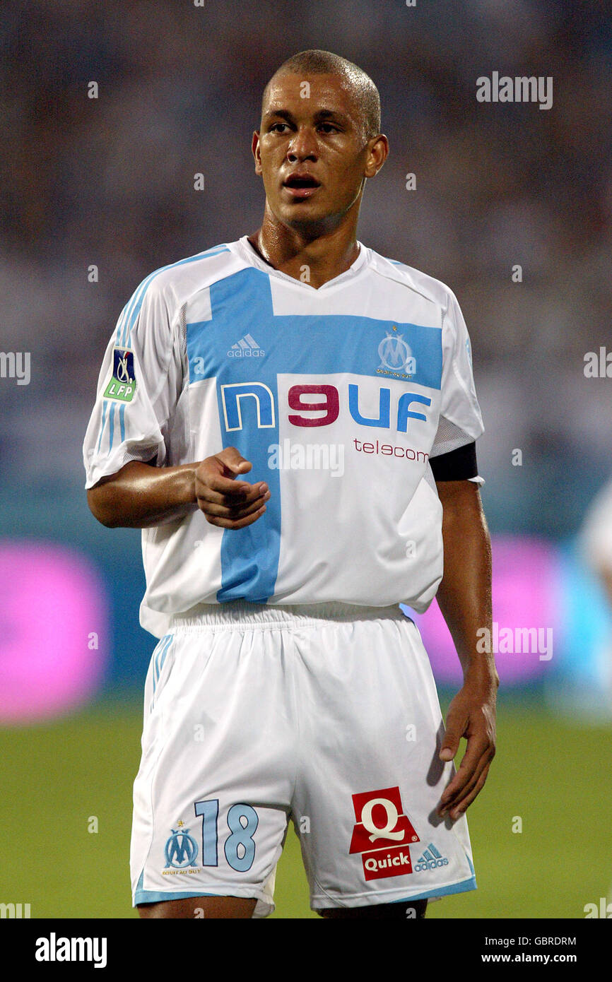 Fußball - Französische Premiere Division - Olympique Marseille gegen Metz. Eduardo Costa, Olympique Marseille Stockfoto