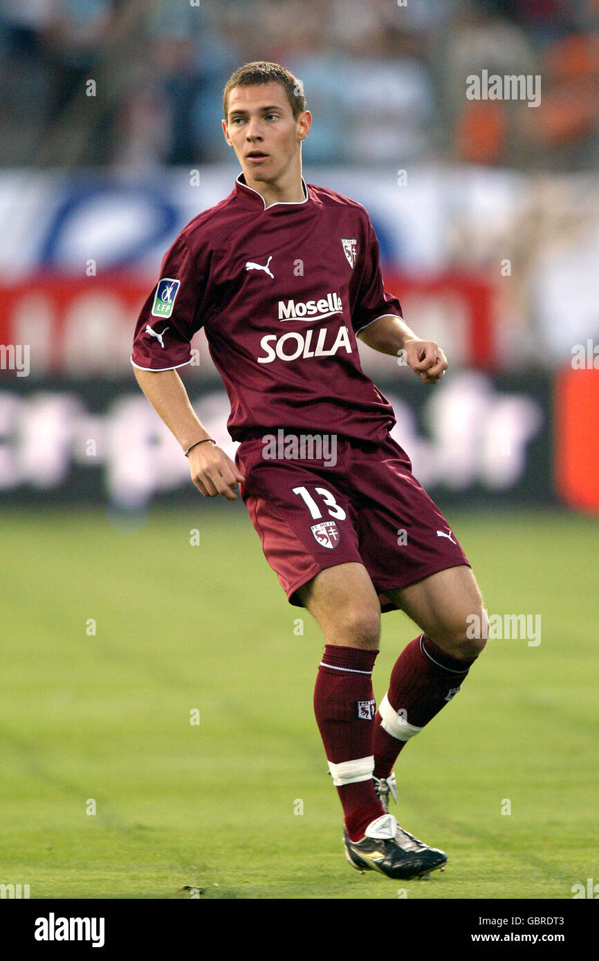 Fußball - Französische Premiere Division - Olympique Marseille gegen Metz. Ludovic Obraniak, Metz Stockfoto