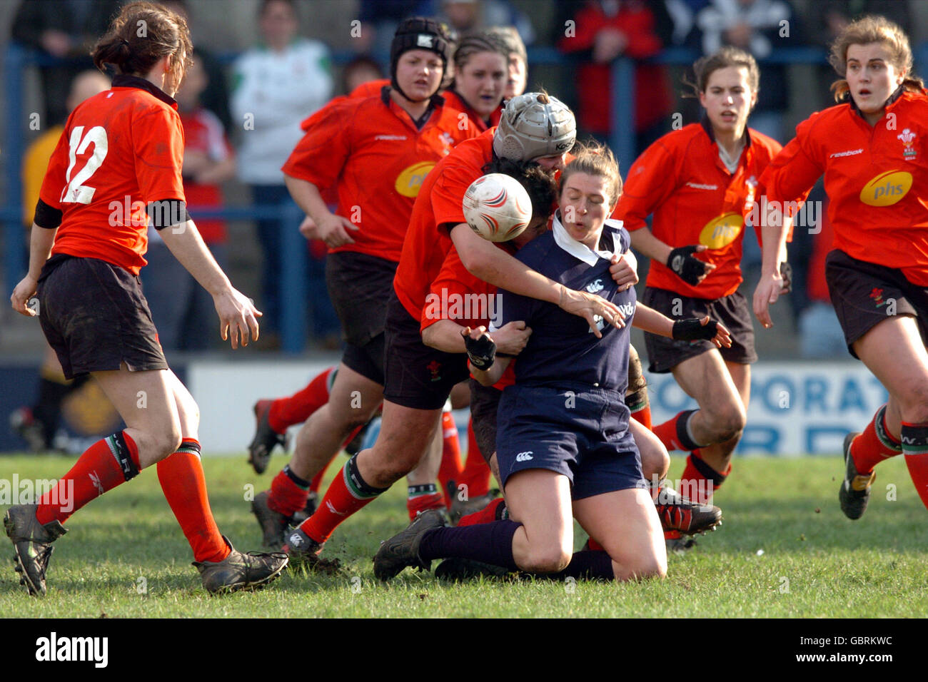 Rugby Union - The Womens Six Nations Championship - Wales / Schottland. Alison Newall, Schottland Stockfoto