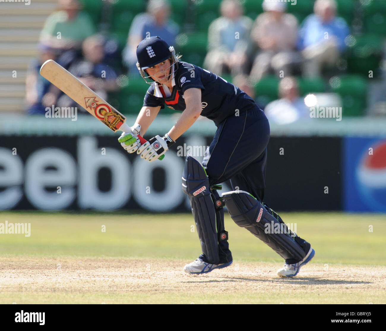 Cricket - ICC Women's World Twenty20 Cup 2009 - England / Pakistan - Taunton. Charlotte Edwards aus England Stockfoto