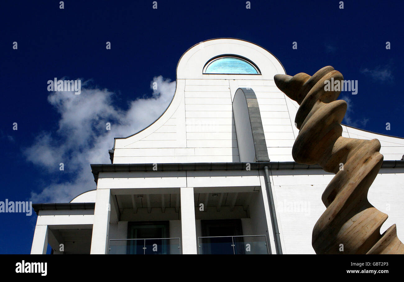 Gesamtansicht des Dunkers Kulturhus, Helsingborgs Zentrum für Kunst Stockfoto