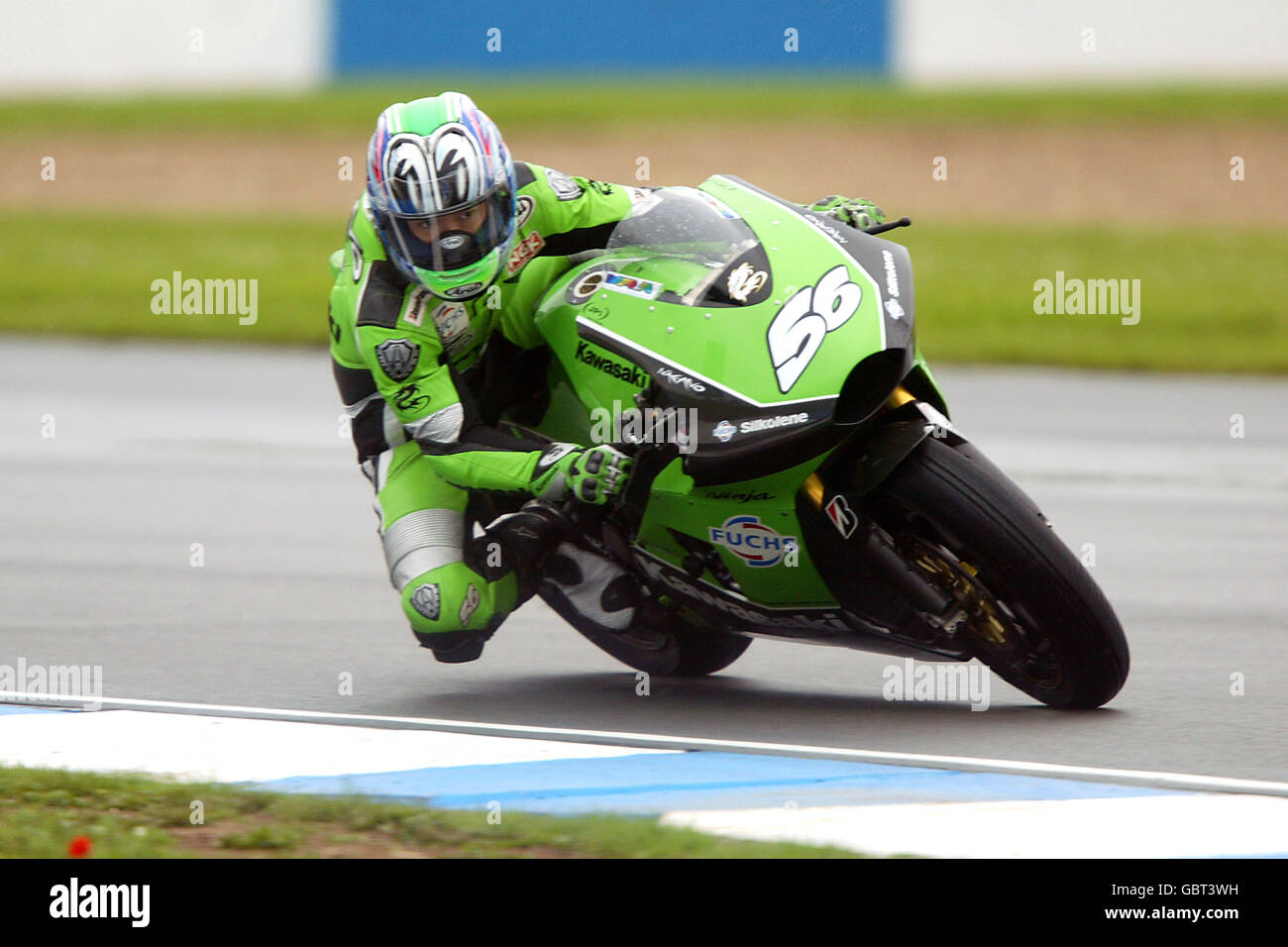 Motorradfahren - großer Preis von Großbritannien - Moto GP - Rennen. Shinya Nakano in Aktion Stockfoto