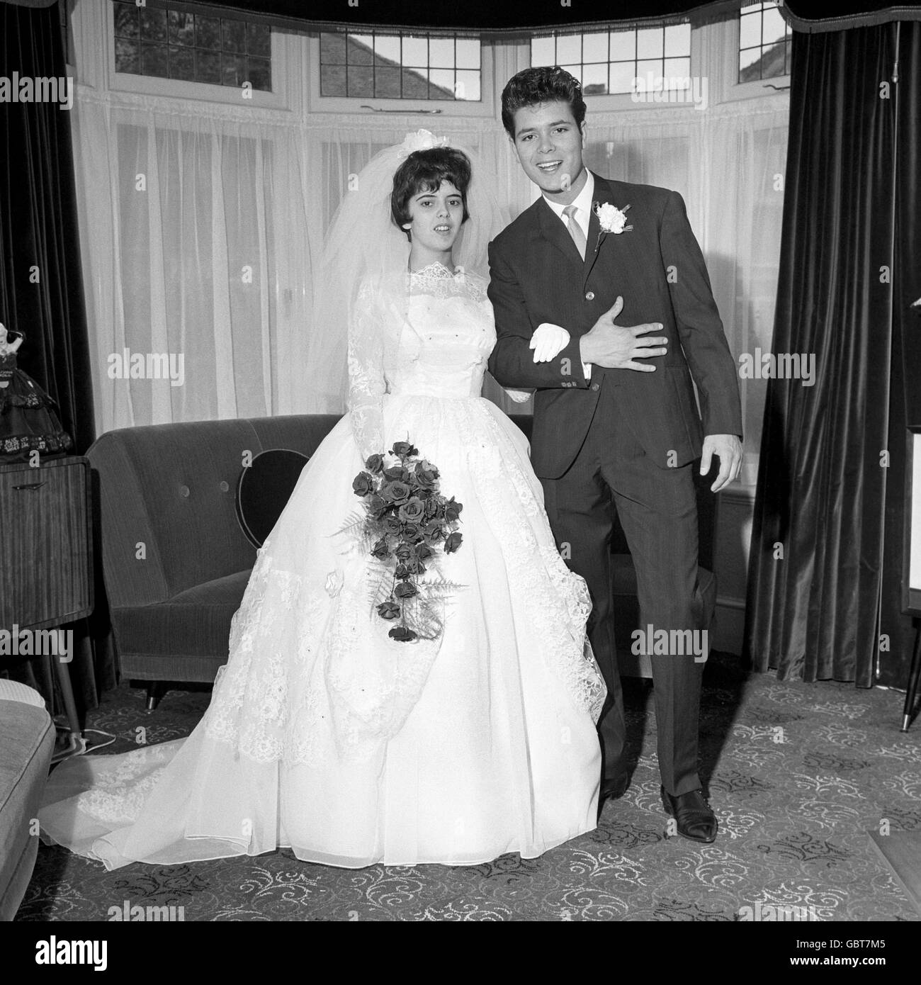 Unterhaltung - Hochzeit von Cliff Richards Schwester - London - 1961 Stockfoto