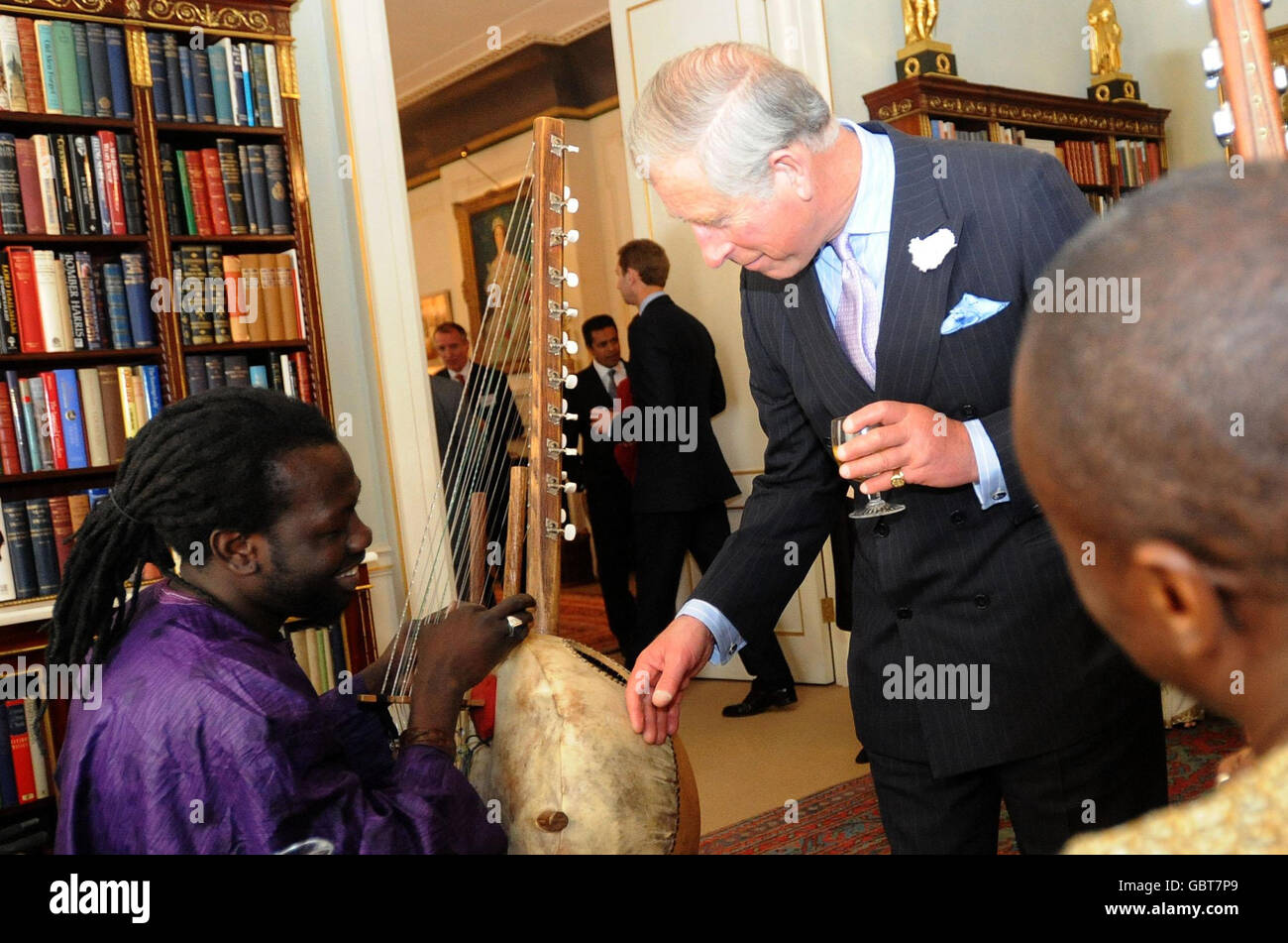 Prinz Charles trifft African Medical und delegiert die Research Foundation Stockfoto
