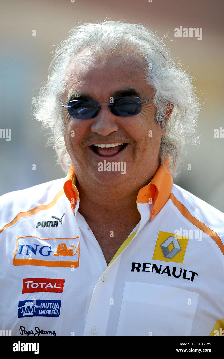 Formel-1-Autorennen - großer Preis von Monaco - Qualifikation - Circuit de Monaco. Flavio Briatore, Renault F1 Geschäftsführer Stockfoto
