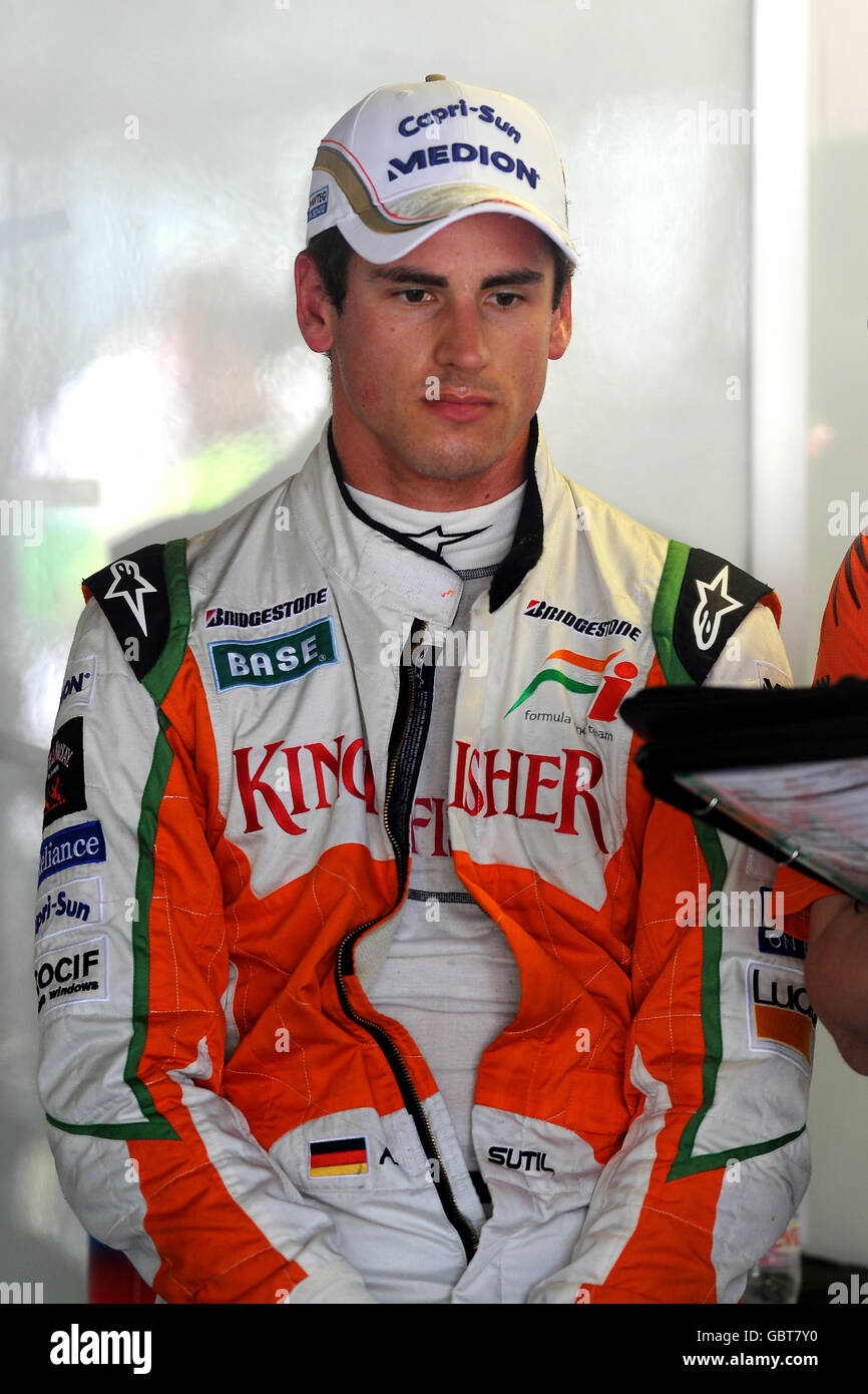 Formel-1-Autorennen - großer Preis von Monaco - Qualifikation - Circuit de Monaco. Adrian Sutil, Force India Stockfoto