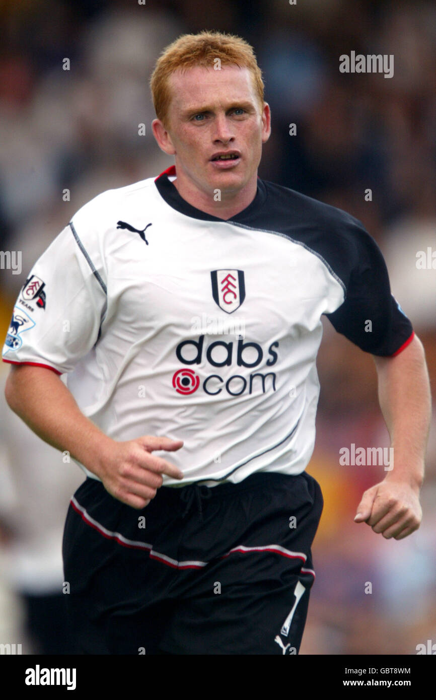 Fußball - FA Barclays Premiership - Fulham / Arsenal. Mark Pembridge, Fulham Stockfoto