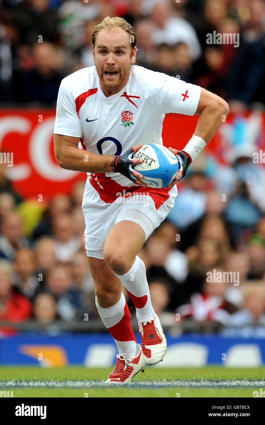 Rugby-Union - der Standard Bank Cup - Argentinien V England - Old Trafford Stockfoto