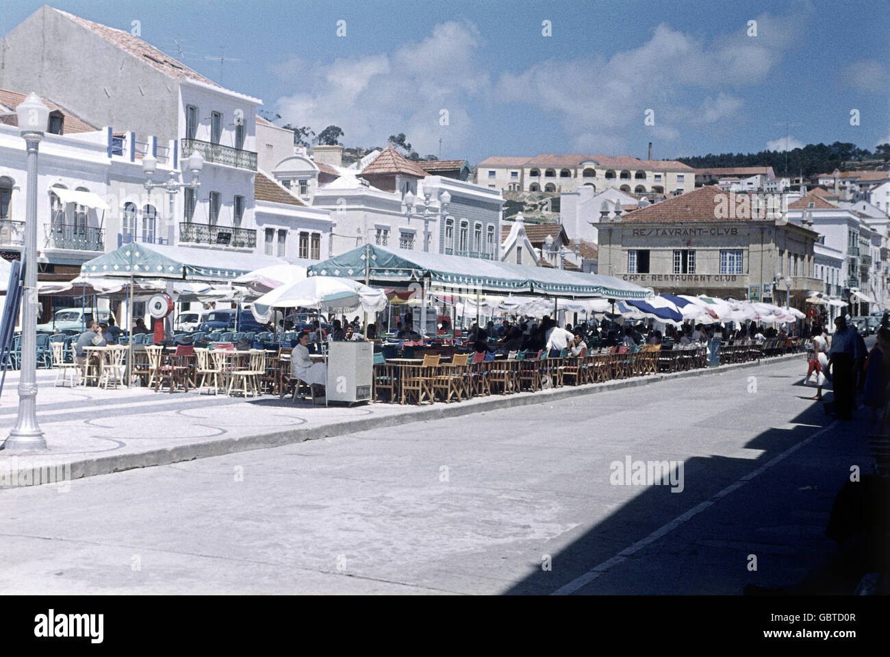 Geographie / Reisen, Portugal, Estremadura, Nazare, Stadtblick, 1958, Additional-Rights-Clearences-not available Stockfoto