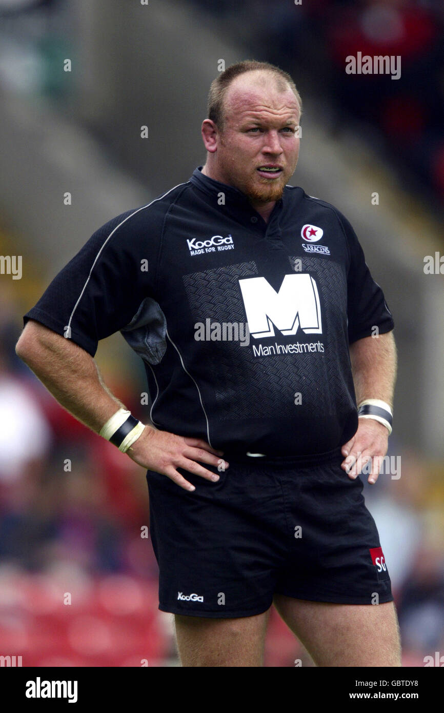 Rugby Union - Zurich Premiership - Saracens gegen Worcester Warriors. Cobus Visagie, Saracens Stockfoto