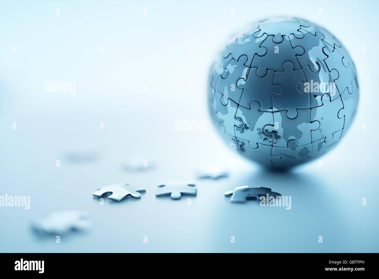 Globale Strategie Stockfoto